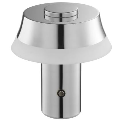 Brilliant - LED Диммируемая аккумуляторная сенсорная настольная лампа KINICH LED/2,5W/5V 2700K 2600 mAh глянцевый хром