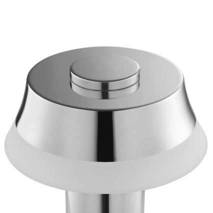 Brilliant - LED Диммируемая аккумуляторная сенсорная настольная лампа KINICH LED/2,5W/5V 2700K 2600 mAh глянцевый хром