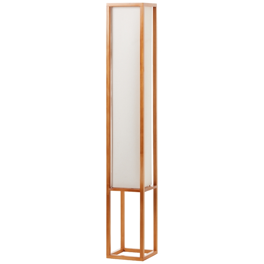 Brilliant - Підлогова лампа SEASIDE 2xE27/40W/230V біла/коричнева