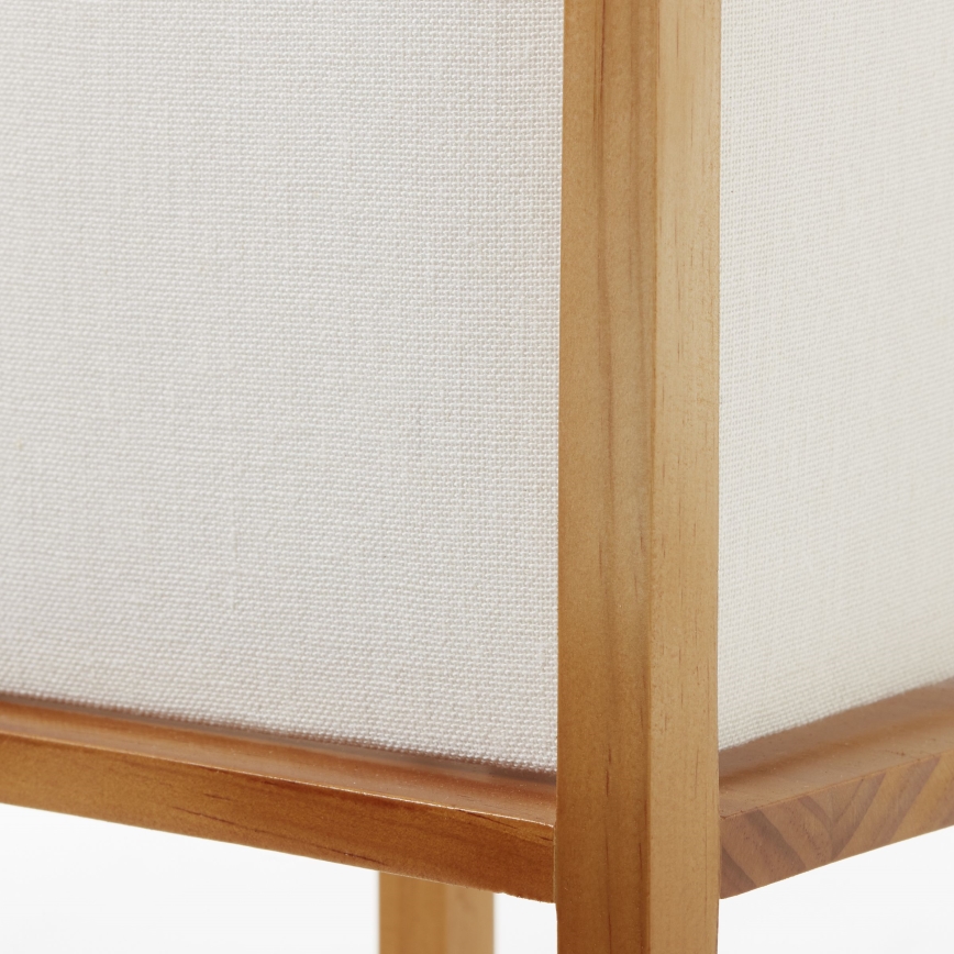 Brilliant - Підлогова лампа SEASIDE 2xE27/40W/230V біла/коричнева