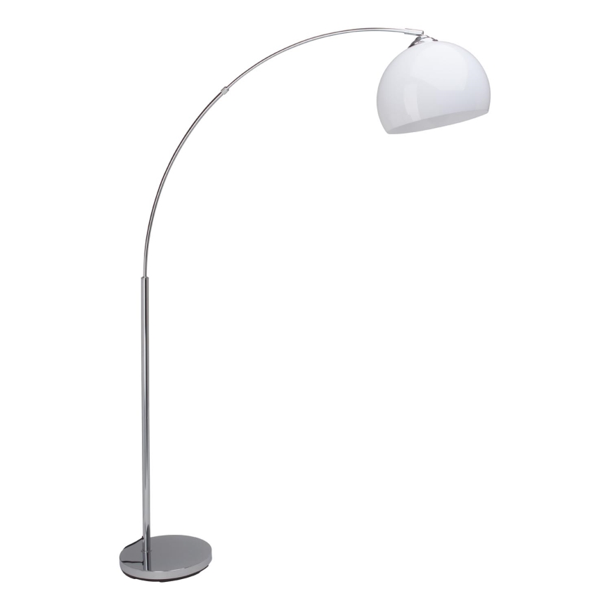 Brilliant - Підлогова лампа VESSA 1xE27/60W/230V полірований хром/білий