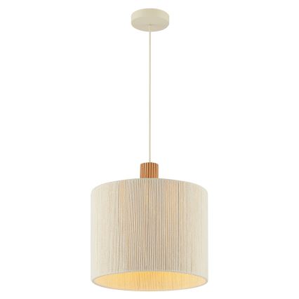 Brilliant - Підвісна люстра на тросі ARLO 1xE27/20W/230V, діаметр 35 см, кремова
