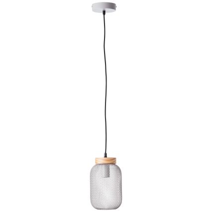 Brilliant - Підвісна люстра на тросі GIADA 1xE27/40W/230V діаметр 16 см сіра