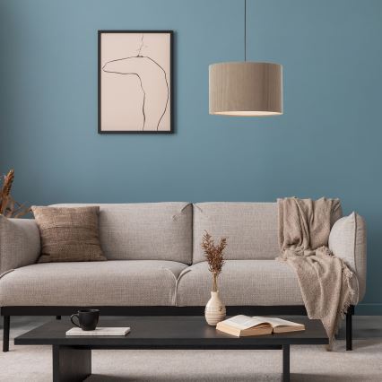 Brilliant - Підвісна люстра TONY 1xE27/20W/230V діаметр 35 см коричневий