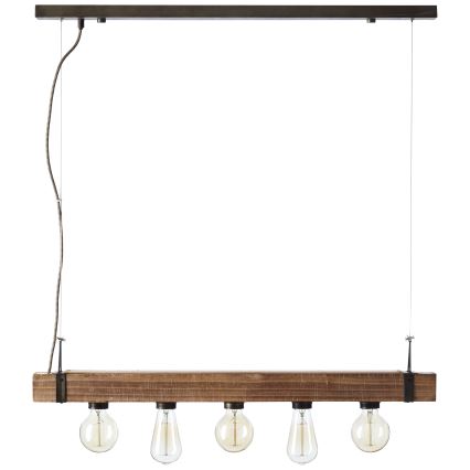Brilliant - Підвісна люстра WOODHILL 5xE27/30W/230V