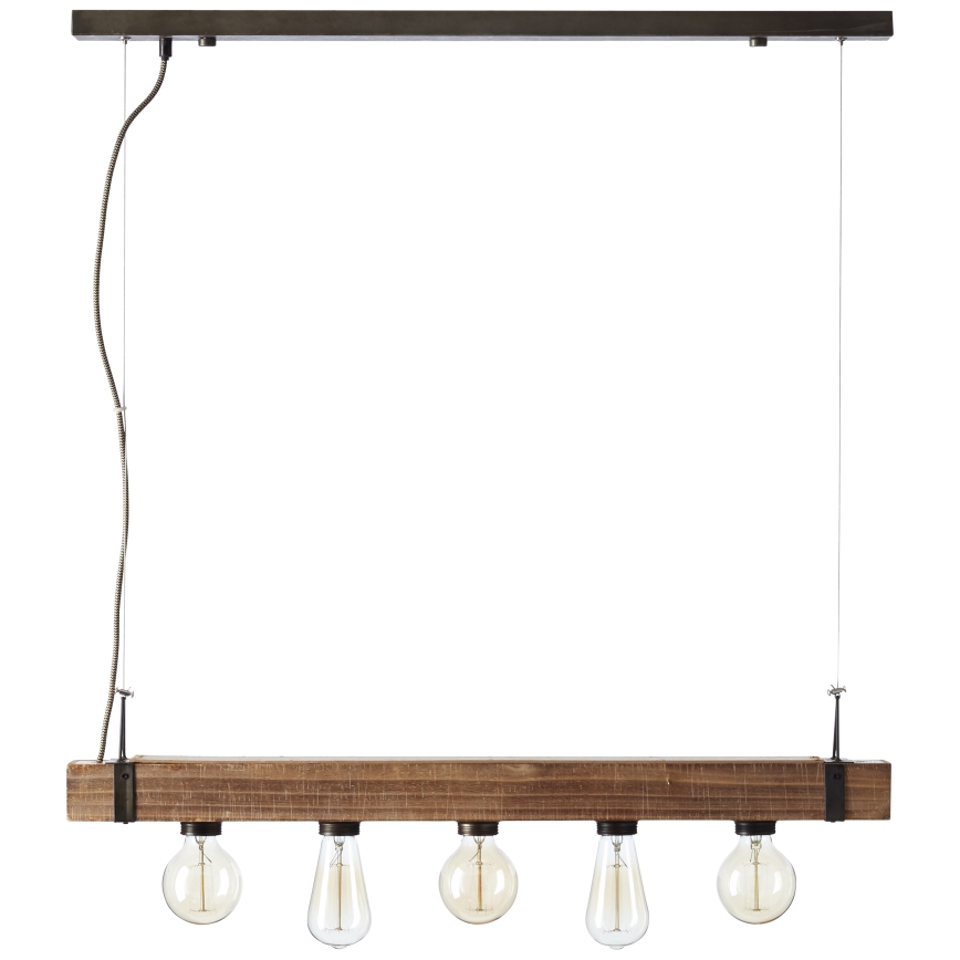 Brilliant - Підвісна люстра WOODHILL 5xE27/30W/230V