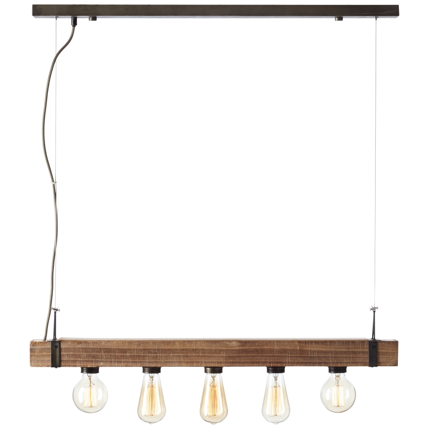 Brilliant - Підвісна люстра WOODHILL 5xE27/30W/230V