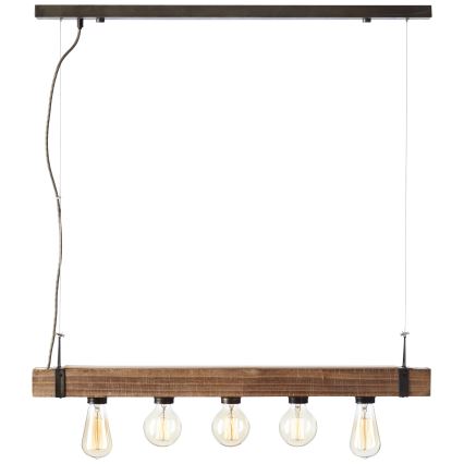 Brilliant - Підвісна люстра WOODHILL 5xE27/30W/230V
