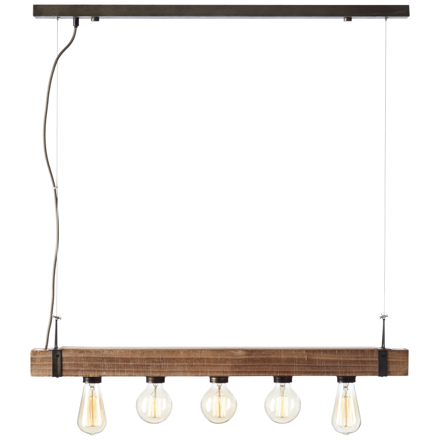 Brilliant - Підвісна люстра WOODHILL 5xE27/30W/230V