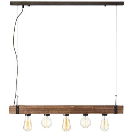 Brilliant - Підвісна люстра WOODHILL 5xE27/30W/230V