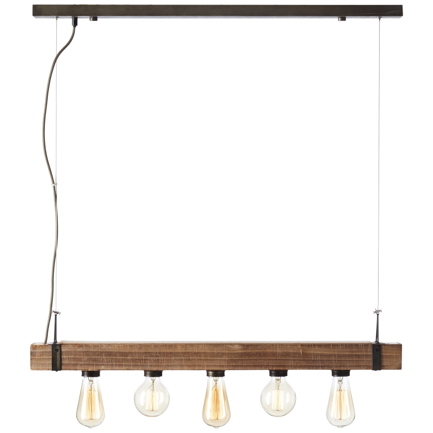 Brilliant - Підвісна люстра WOODHILL 5xE27/30W/230V