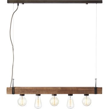 Brilliant - Подвесная люстра WOODHILL 5xE27/30W/230V - сертифицировано FSC
