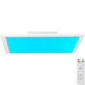 Brilliant - Потолочный RGBW-светильник с регулированием яркости ABIE LED/24W/230V 2700-6500K + дистанционное управление