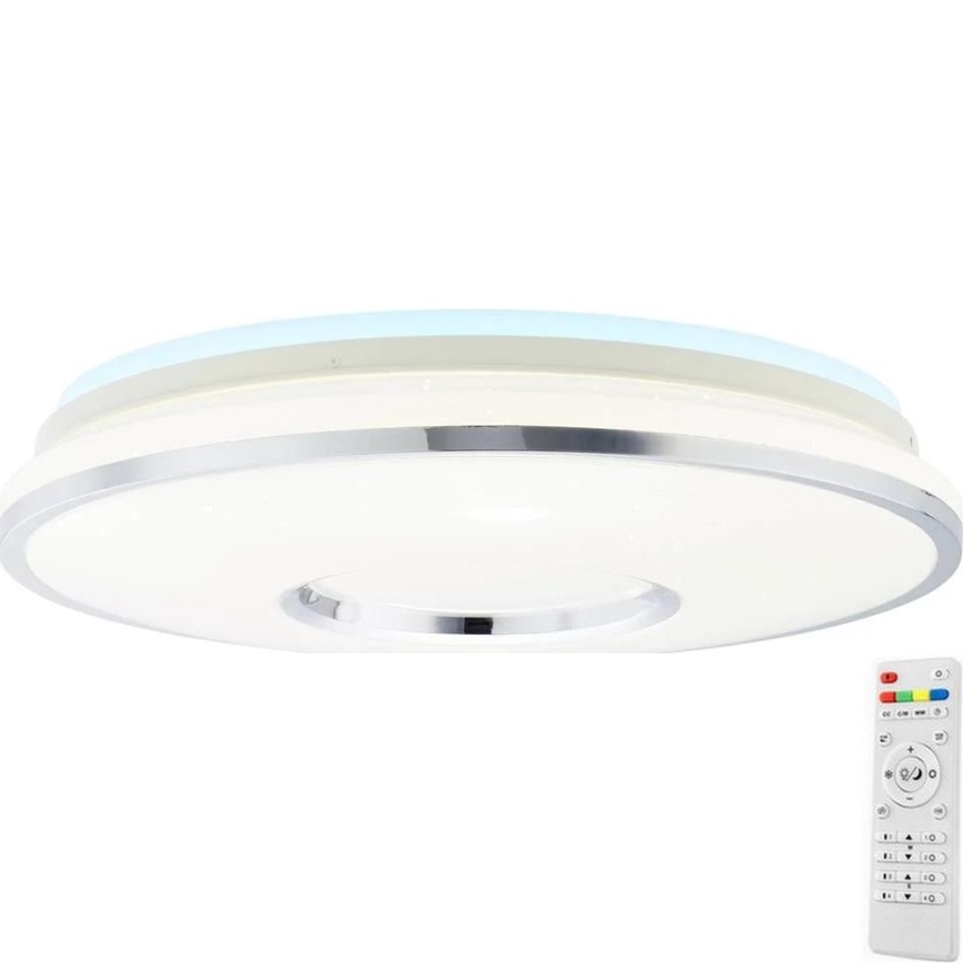 Brilliant - Потолочный RGBW-светильник с регулированием яркости VISITATION LED/32W/230V 3000-6500K + дистанционное управление
