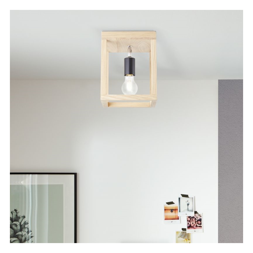 Brilliant - Потолочный светильник NEREA 1xE27/15W/230V дуб