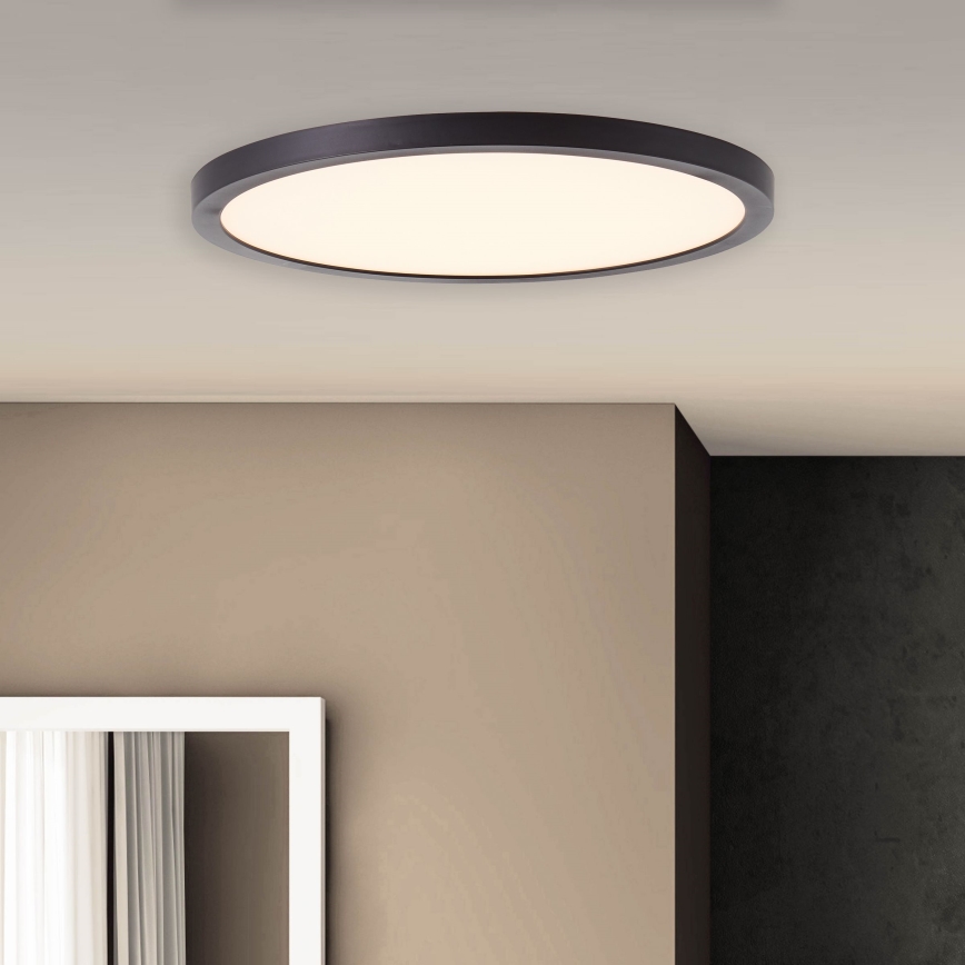 Brilliant - потолочный светильник TUCO LED, 16 Вт, 230 В, диаметр 25 см, чёрный
