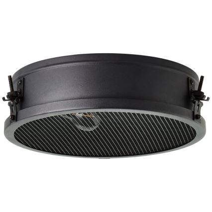 Brilliant - Потолочный светильник ZOIS 2xE27/28W/230V, диаметр 34 см, чёрный