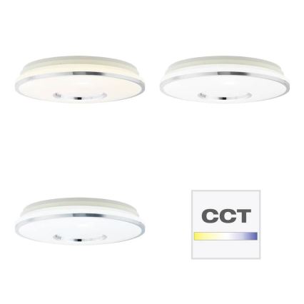 Brilliant - Потолочный RGBW-светильник с регулированием яркости VISITATION LED/32W/230V 3000-6500K + дистанционное управление