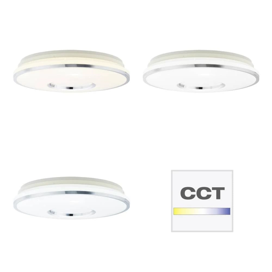 Brilliant - Потолочный RGBW-светильник с регулированием яркости VISITATION LED/32W/230V 3000-6500K + дистанционное управление