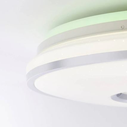 Brilliant - Потолочный RGBW-светильник с регулированием яркости VISITATION LED/32W/230V 3000-6500K + дистанционное управление