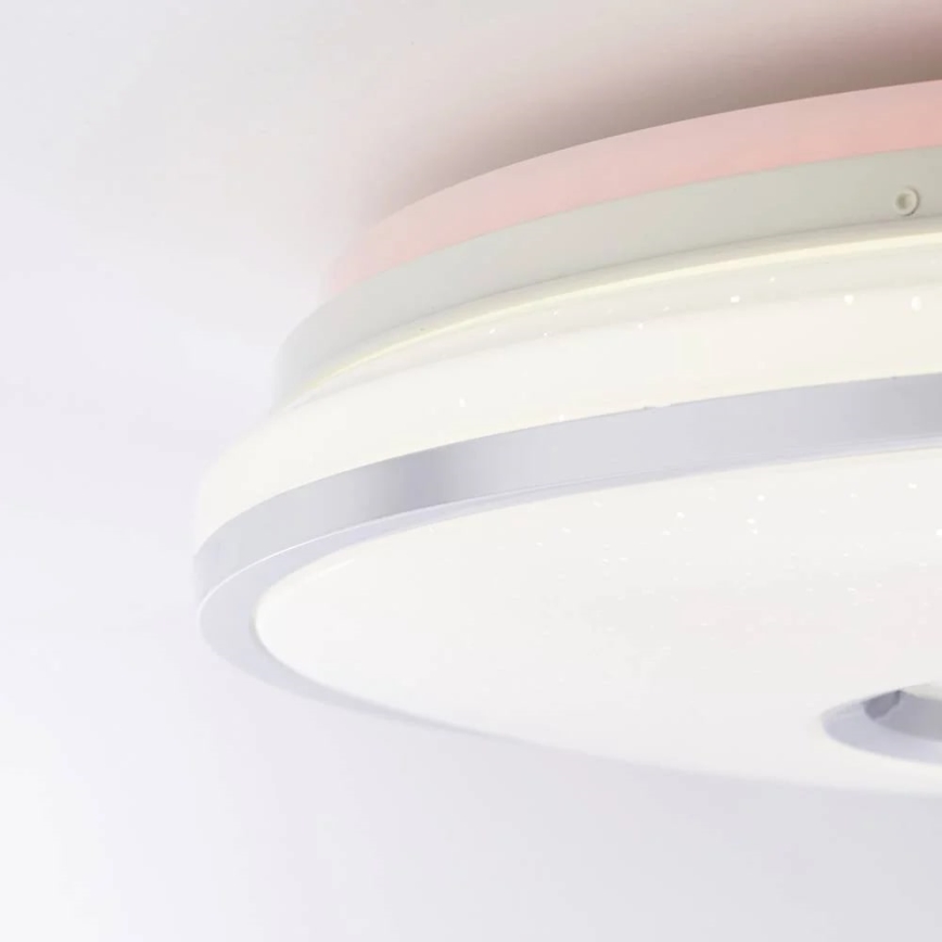 Brilliant - Потолочный RGBW-светильник с регулированием яркости VISITATION LED/32W/230V 3000-6500K + дистанционное управление