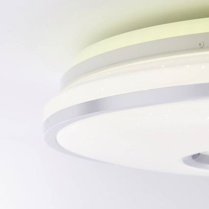 Brilliant - Потолочный RGBW-светильник с регулированием яркости VISITATION LED/32W/230V 3000-6500K + дистанционное управление