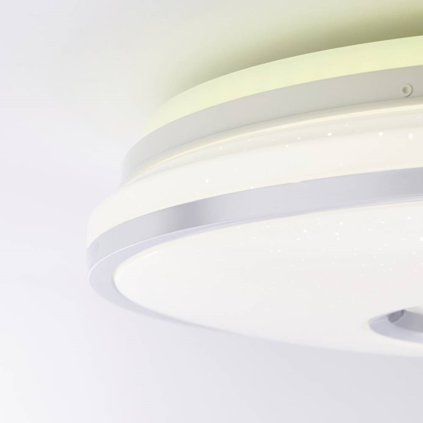 Brilliant - Потолочный RGBW-светильник с регулированием яркости VISITATION LED/32W/230V 3000-6500K + дистанционное управление