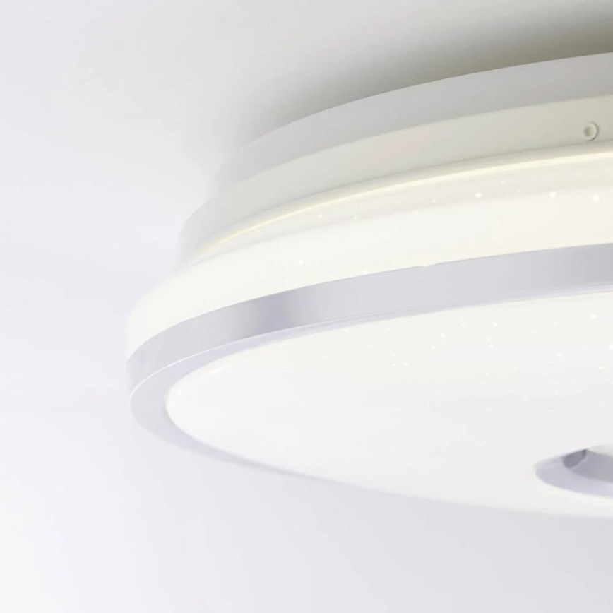 Brilliant - Потолочный RGBW-светильник с регулированием яркости VISITATION LED/32W/230V 3000-6500K + дистанционное управление