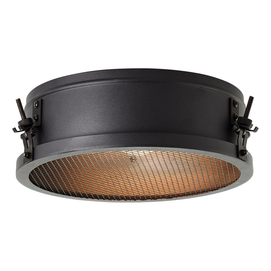 Brilliant - Потолочный светильник ZOIS 1xE27/60W/230V, диаметр 30 см, черный