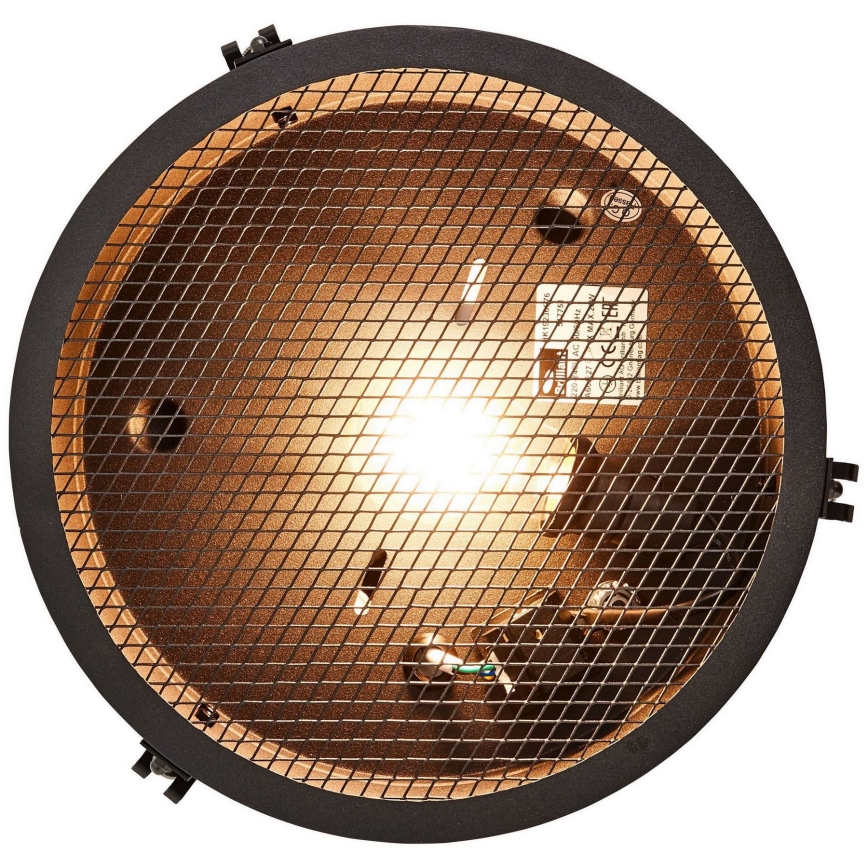Brilliant - Потолочный светильник ZOIS 1xE27/60W/230V, диаметр 30 см, черный