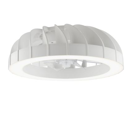 Brilliant - Светодиодный RGBW регулируемый потолочный вентилятор с подсветкой FANORA LED/30W/230V 2700-6500K диам. 46 см белый + дистанционное управление