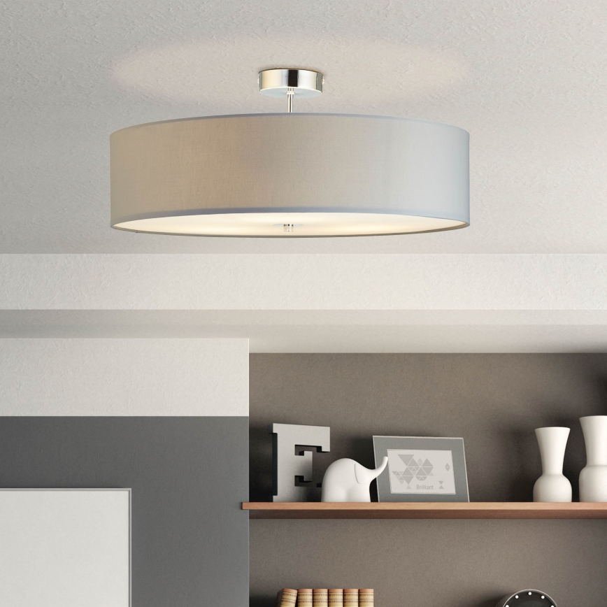 Brilliant - Припотолочная люстра ANDRIA 3xE27/60W/230V диаметр 60 см серый