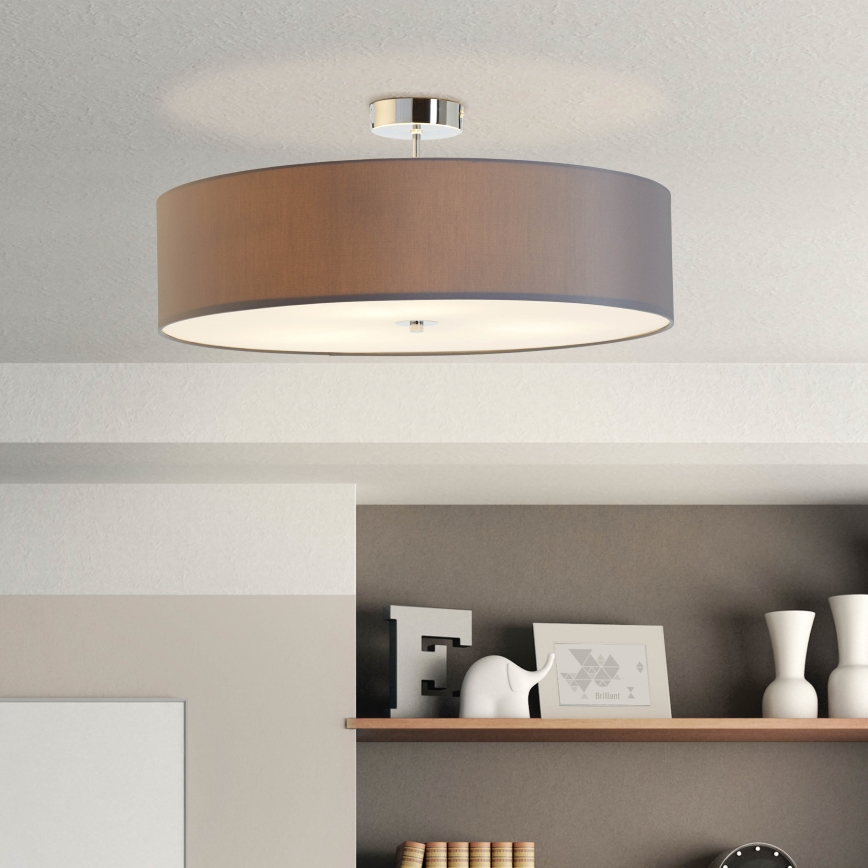 Brilliant - Пристельова люстра ANDRIA 3xE27/60W/230V діаметр 60 см антрацит