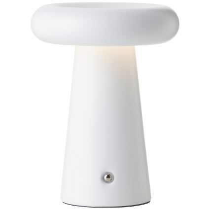 Brilliant - LED Сенсорна вулична настільна лампа з регулюванням яскравості MUFFIN LED/3W/5V USB IP44 білий