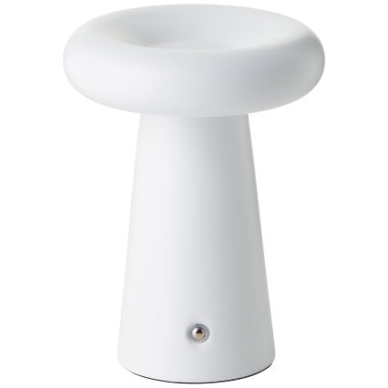 Brilliant - LED Сенсорна вулична настільна лампа з регулюванням яскравості MUFFIN LED/3W/5V USB IP44 білий