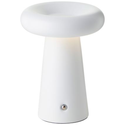 Brilliant - LED Сенсорна вулична настільна лампа з регулюванням яскравості MUFFIN LED/3W/5V USB IP44 білий