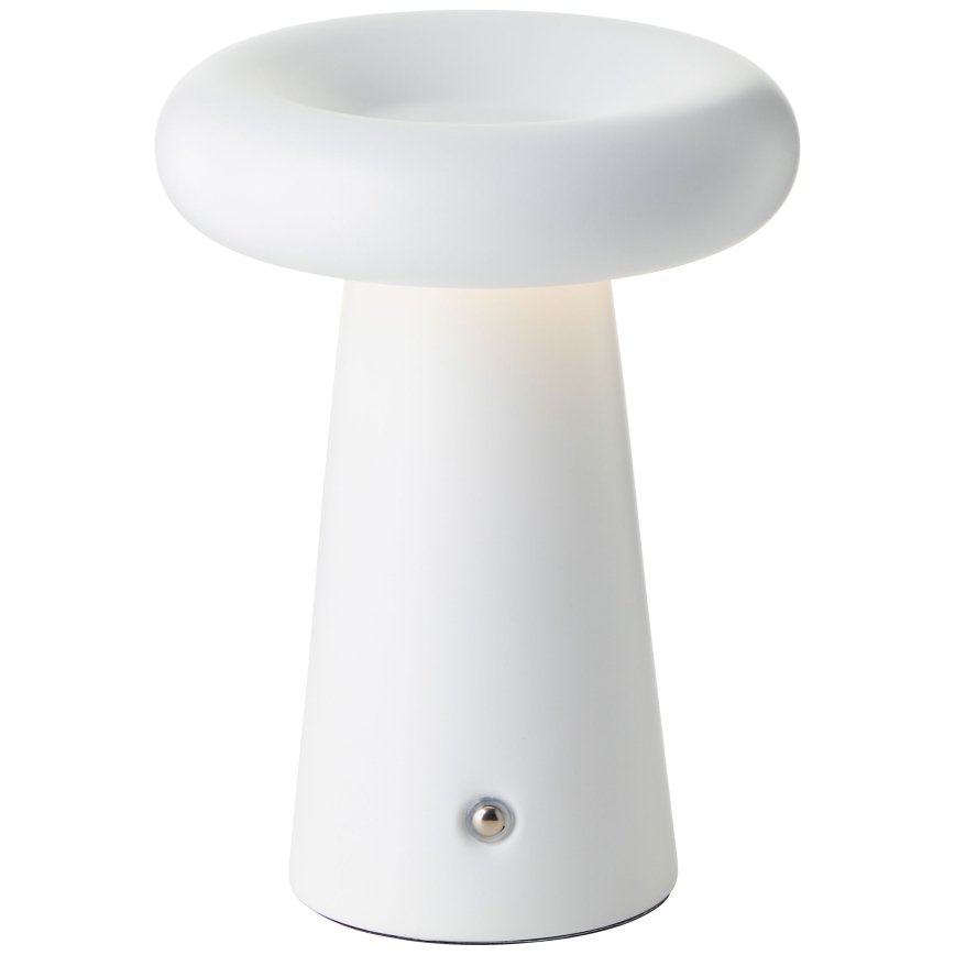 Brilliant - LED Сенсорна вулична настільна лампа з регулюванням яскравості MUFFIN LED/3W/5V USB IP44 білий
