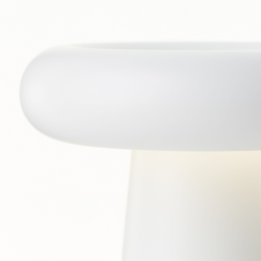 Brilliant - LED Сенсорна вулична настільна лампа з регулюванням яскравості MUFFIN LED/3W/5V USB IP44 білий