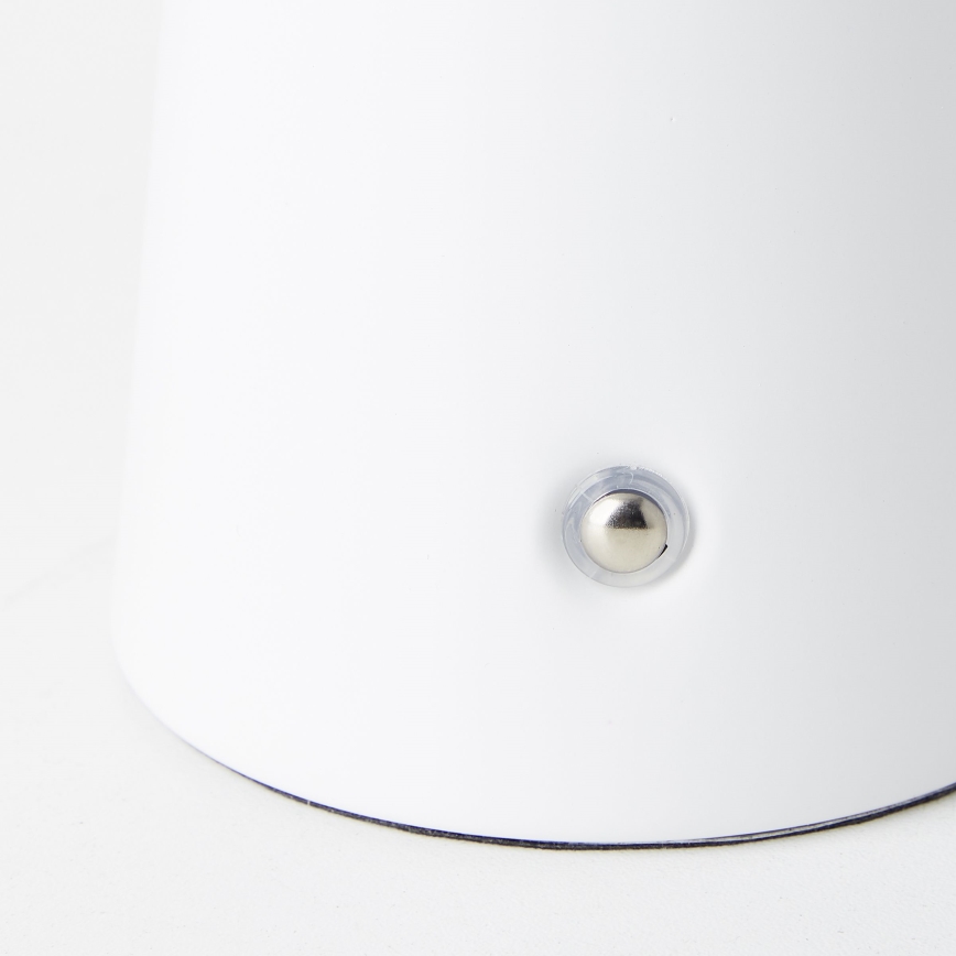 Brilliant - LED Сенсорна вулична настільна лампа з регулюванням яскравості MUFFIN LED/3W/5V USB IP44 білий