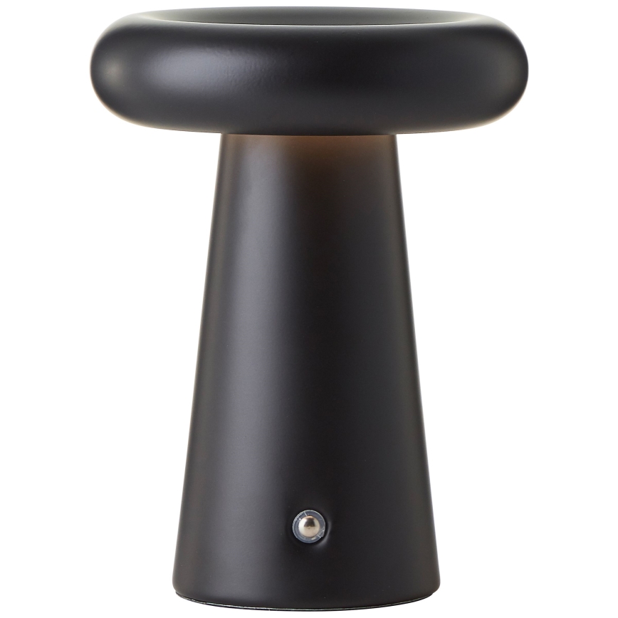 Brilliant - LED Сенсорна вулична настільна лампа з регулюванням яскравості MUFFIN LED/3W/5V USB IP44 чорний