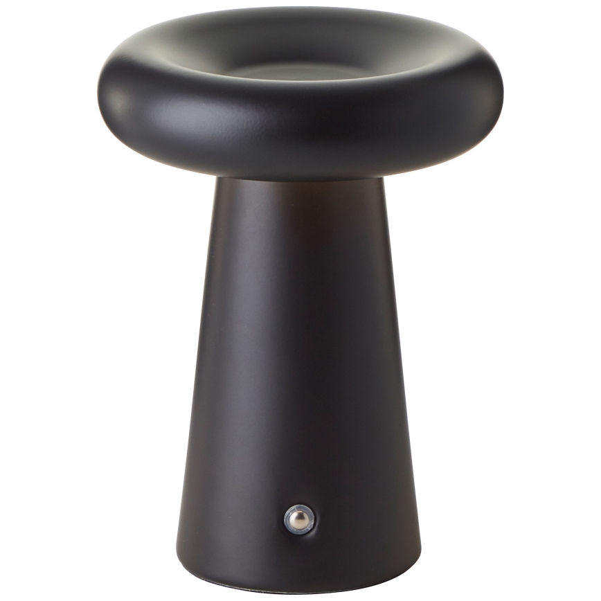 Brilliant - LED Сенсорна вулична настільна лампа з регулюванням яскравості MUFFIN LED/3W/5V USB IP44 чорний