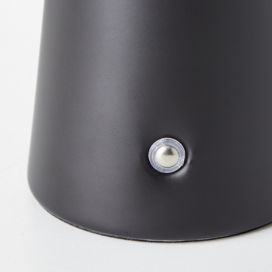 Brilliant - LED Сенсорна вулична настільна лампа з регулюванням яскравості MUFFIN LED/3W/5V USB IP44 чорний