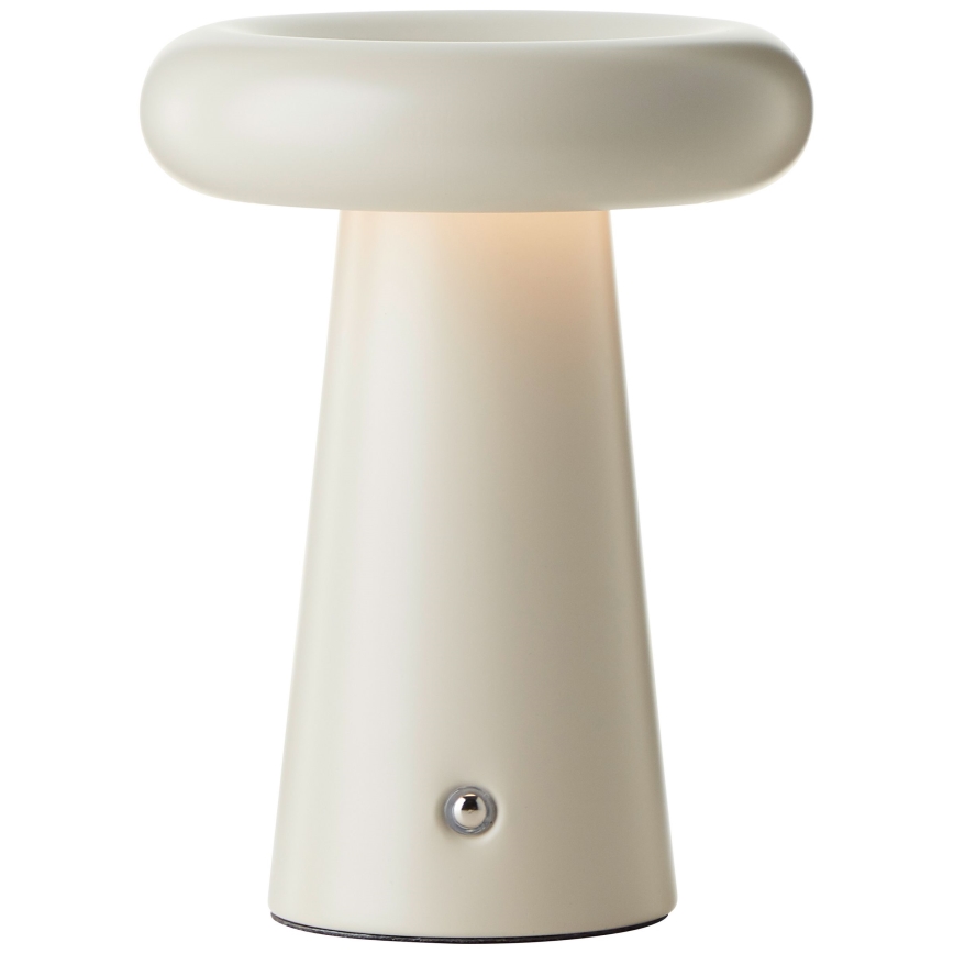 Brilliant - Сенсорна настільна LED лампа з регулюванням яскравості MUFFIN LED/3W/5V USB IP44 крем