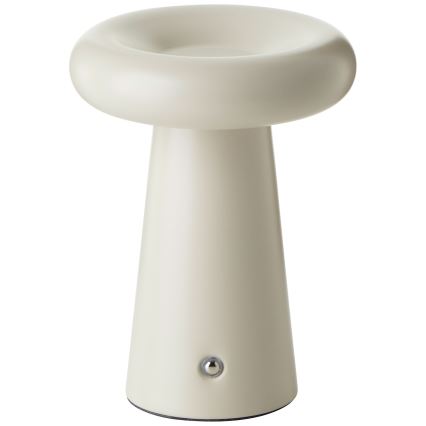 Brilliant - Сенсорна настільна LED лампа з регулюванням яскравості MUFFIN LED/3W/5V USB IP44 крем