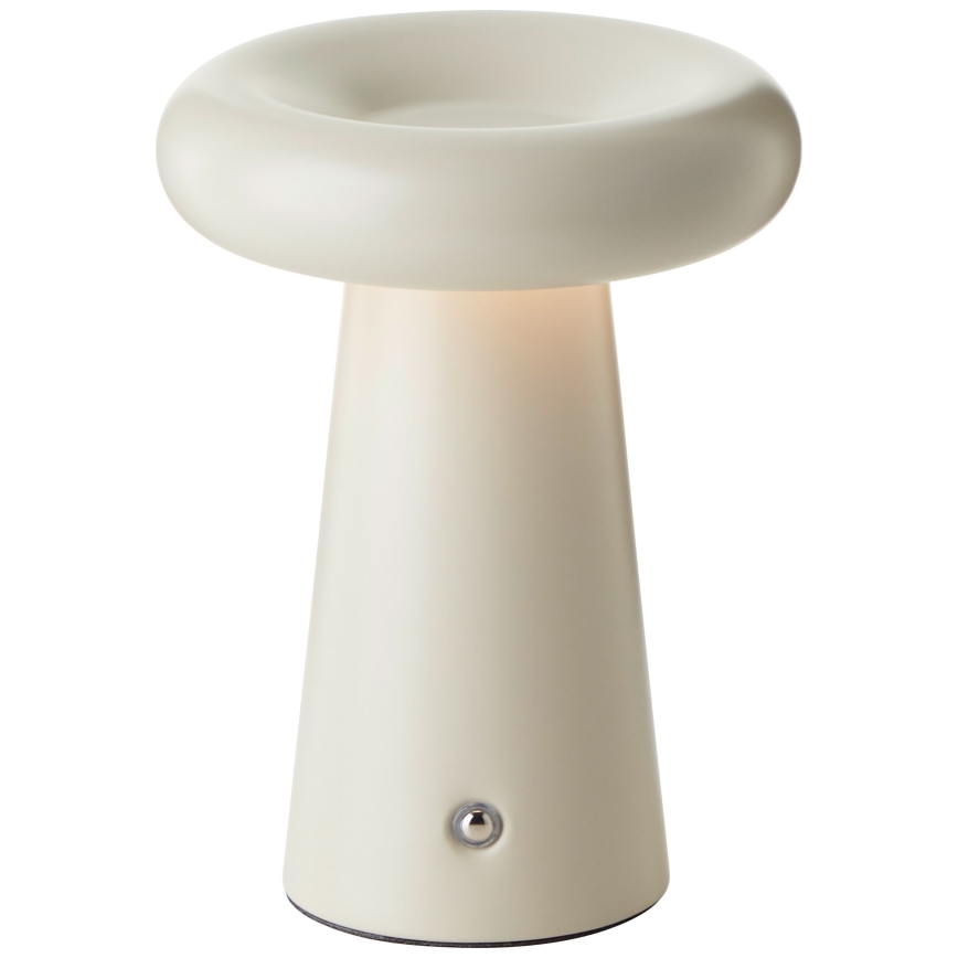 Brilliant - Сенсорна настільна LED лампа з регулюванням яскравості MUFFIN LED/3W/5V USB IP44 крем