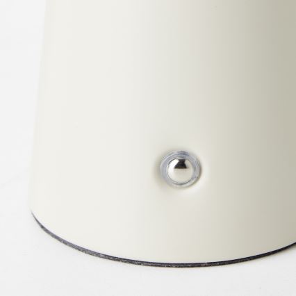 Brilliant - Сенсорна настільна LED лампа з регулюванням яскравості MUFFIN LED/3W/5V USB IP44 крем