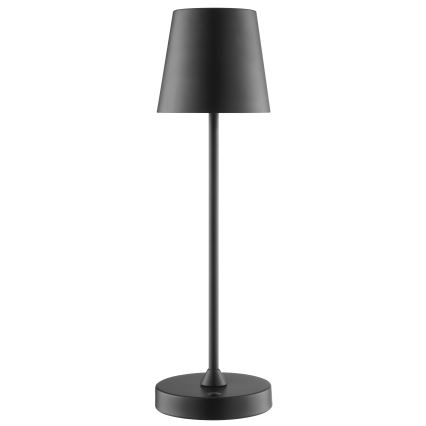 Brilliant - диммируемая перезаряжаемая сенсорная уличная настольная лампа ELORA LED/2,5W/5V 2700K 2600 mAh IP44 чёрная