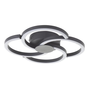 Brilliant - Стельовий LED світильник FICO LED/22W/230V діаметр 34 см чорний