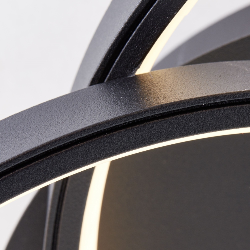 Brilliant - Стельовий LED світильник LABYRINTH LED/40W/230V діаметр 39,5 см чорний