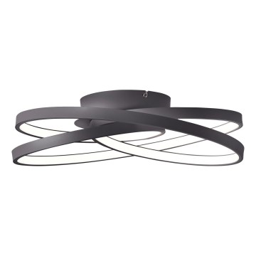 Brilliant - Стельовий LED світильник LABYRINTH LED/40W/230V діаметр 39,5 см чорний
